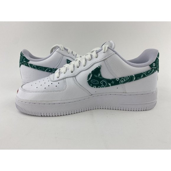 Nike Air Force 1 Low 07 Green Paisley Women's 11.5 / Men's 10 Sneakers B-Grade - Picture 12 of 12